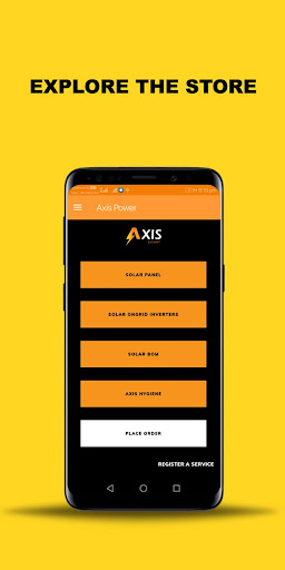 Android application Axis Power | Solar Products Sa screenshort