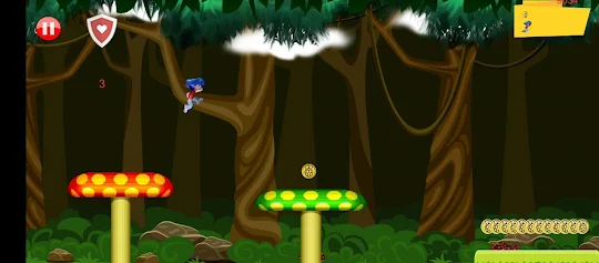 Sonic the Boy Jungle Runner
