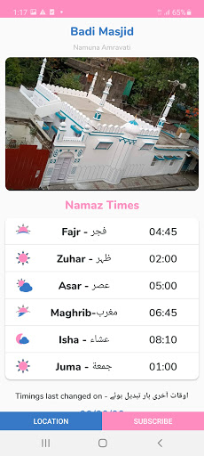 Bilal app NamazTimes NearbyM