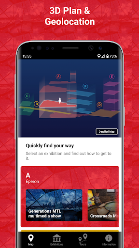 Android application Pointe-à-Callière screenshort