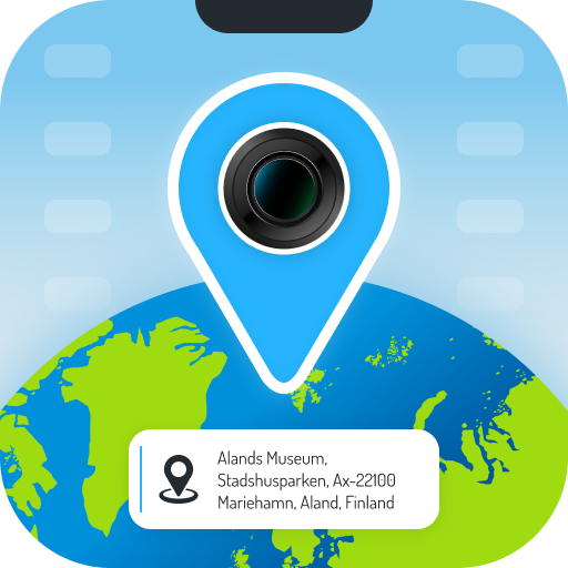 GPS Photo Camera With Location logo