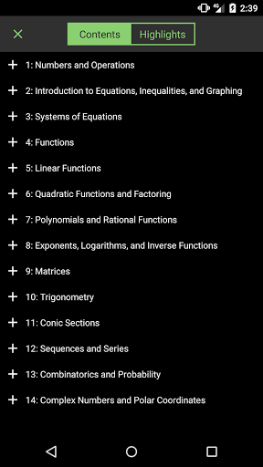 Study Algebra Screen 3