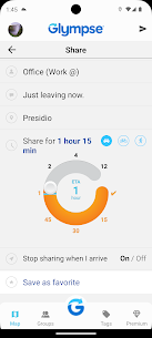 Glympse – Share GPS location 4