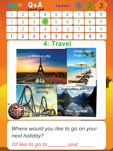 Screenshot of AGO Q&A Sound Pad