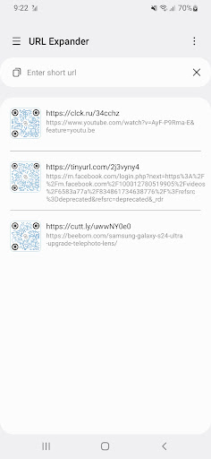 Shortly - URL Shortener Screen 3