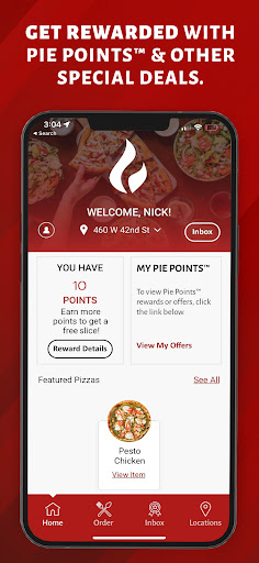 Android application Rapid Fired Pizza screenshort
