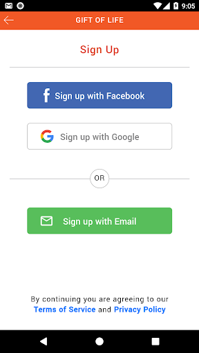 SwabApp Screen 2