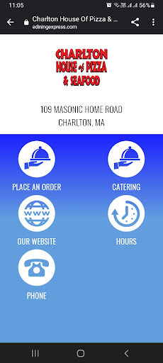 Android application Charlton House of Pizza screenshort