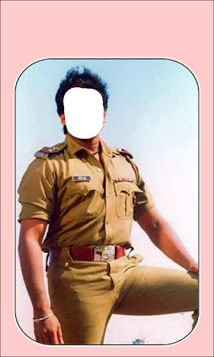 Men Police Suit Photo Maker
