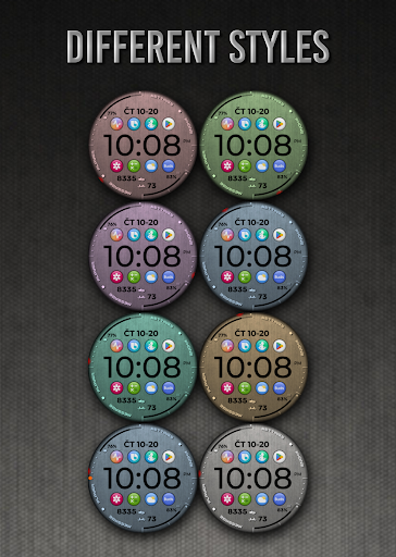 PW59 Digital Watch Face Screen 2