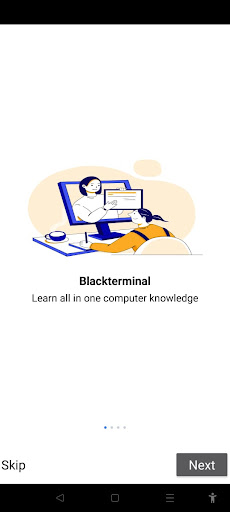 Blackterminal -Learning App Screen 2