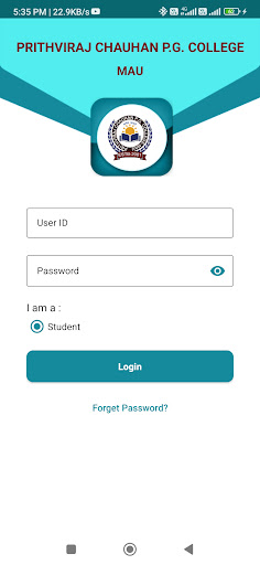 Android application PRC College Mau screenshort