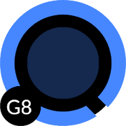 [UX8] Theme Android Q Black LG G8 V50 V40 V30 Pie