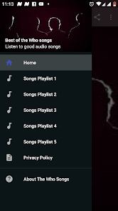 Captura de Pantalla 1 The Who Songs android