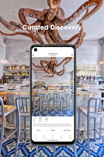 Android application onezone - Curated Discovery screenshort