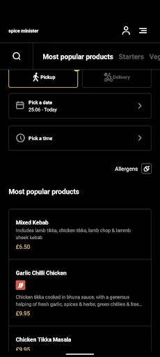 Spice Minister Screen 3