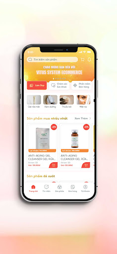 Android application Vitus screenshort