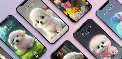 Puppy Dog Lock Screen