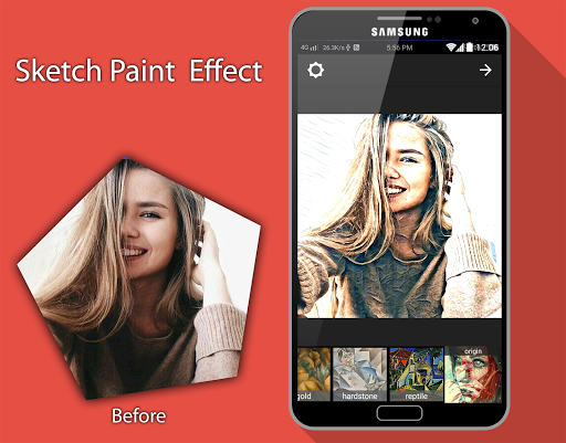 Cartoon Photo Art Effect Screen 3