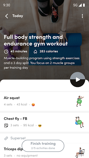 B Experience App Screen 3