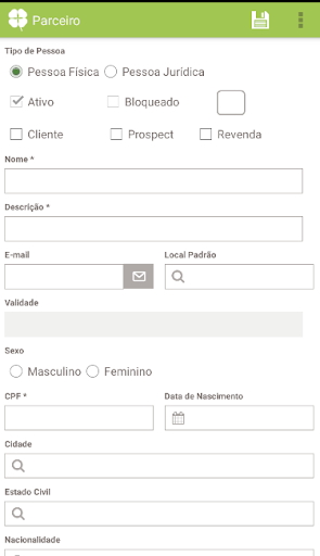 CRM Dipagro Screen 2