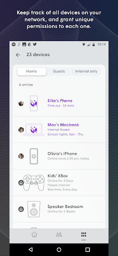 Screenshot of Quantum Fiber 360 WiFi