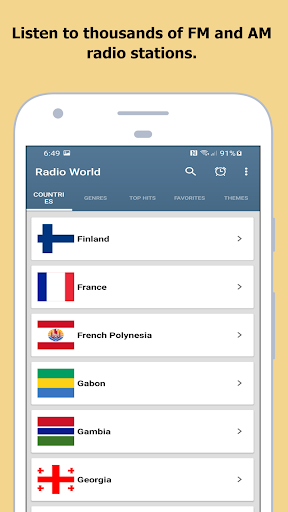Radio World - FM Radio Online Screen 2
