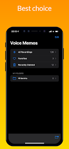 iVoice MOD APK- iOS 15 Voice Memos (Pro Features Unlocked) 4