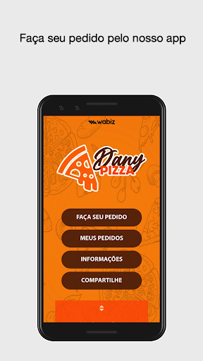 Android application Dany Pizza screenshort