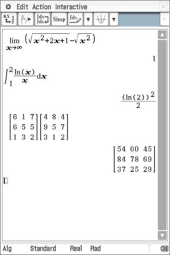 Screenshot of CASIO fx-CG500