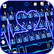 最新版、クールな Neon Blue Heartbeat の - Androidアプリ