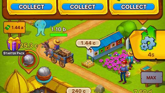 Idle Farmer Tycoon APK MOD (Unlimited Money, Ribbons) v3.2.8 Gallery 2