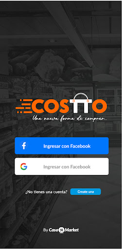 Android application COSTTO screenshort