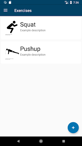 Circuit Training (PFA) Screen 3