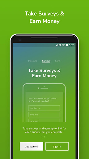 Android application Telephia: Earn Rewards screenshort