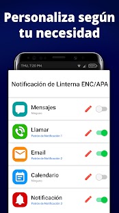 Alertes flash LED - Appel, SMS Screenshot