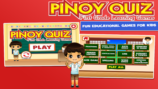 Android application Pinoy Quiz for Grade One screenshort