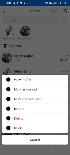 Android application Farlu screenshort