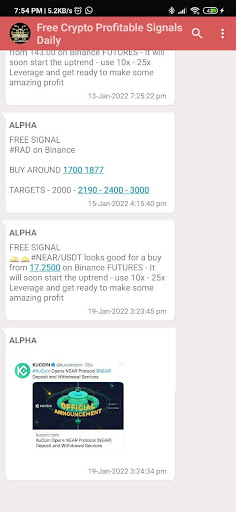 Crypto Profitable Signals Screen 3