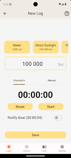 Sunlight Reminder for Health Screen 2