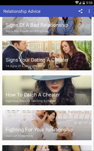 RELATIONSHIP ADVICE Screen 3
