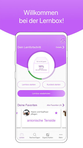 Android application LernBOX Friseure screenshort