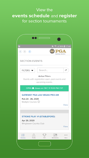 Gateway PGA Section Screen 2