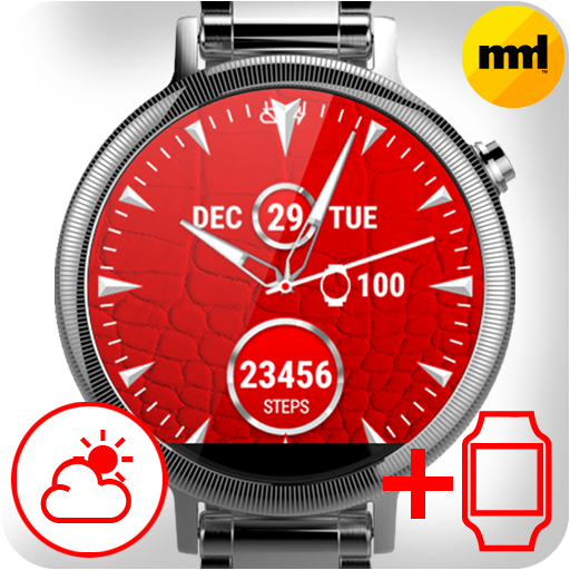 Watch Face Red Art  Icon