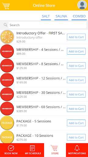 Salt n Sauna Wellness Screen 3