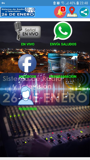 Android application RADIO 26 DE ENERO screenshort