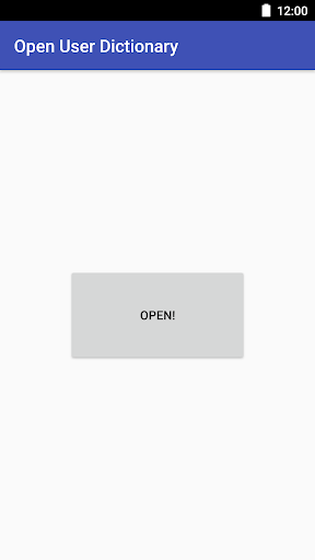 User Dictionary Shortcut - Per Screen 2