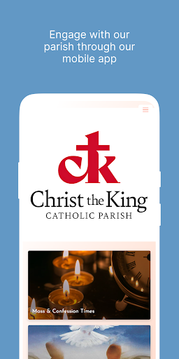 Android application Christ the King Toledo Parish screenshort