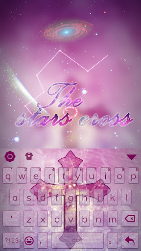 The Stars Cross Kika Keyboard