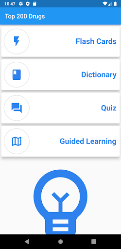 Android application Drug Names Study Guide screenshort